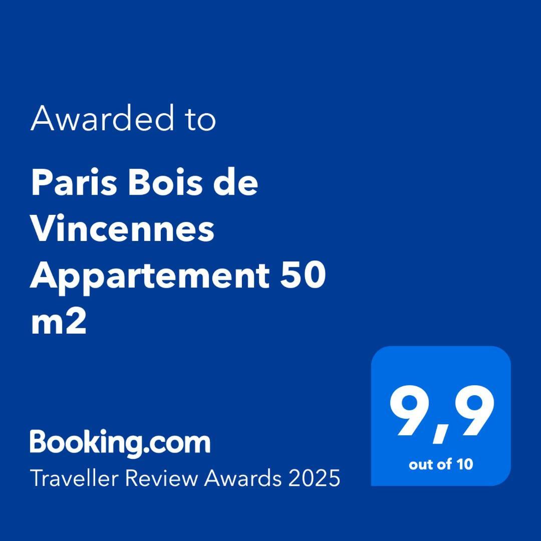 Paris Bois De Vincennes Appartement 50 M2 Екстер'єр фото
